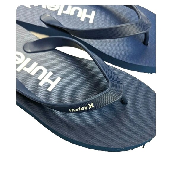 Hurley Men's Flip-Flop Sandals  NWT  Navy Blue  Size US 10 - Picture 2 of 3